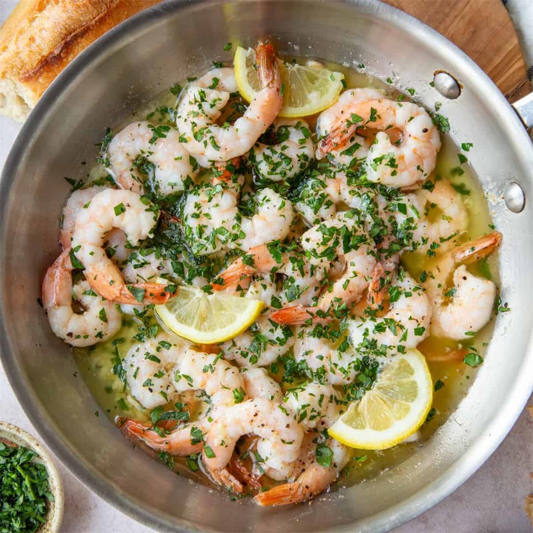 Shrimp Scampi (without wine)