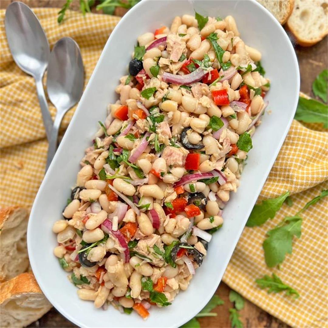 Spanish White Bean & Tuna Salad | Heart-Healthy Recipe