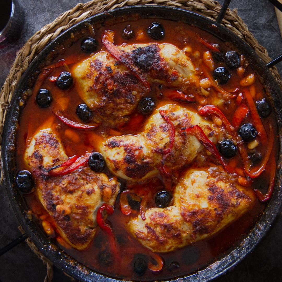 Spanish Chicken In Smoky Bravas Sauce (Spicy Recipe)
