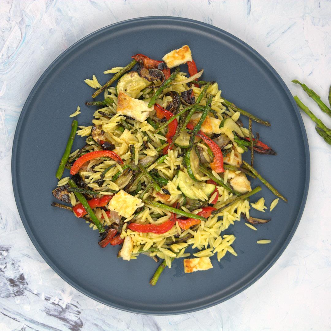 Orzo with Blackened Vegetables – A Gourmet Food Blog