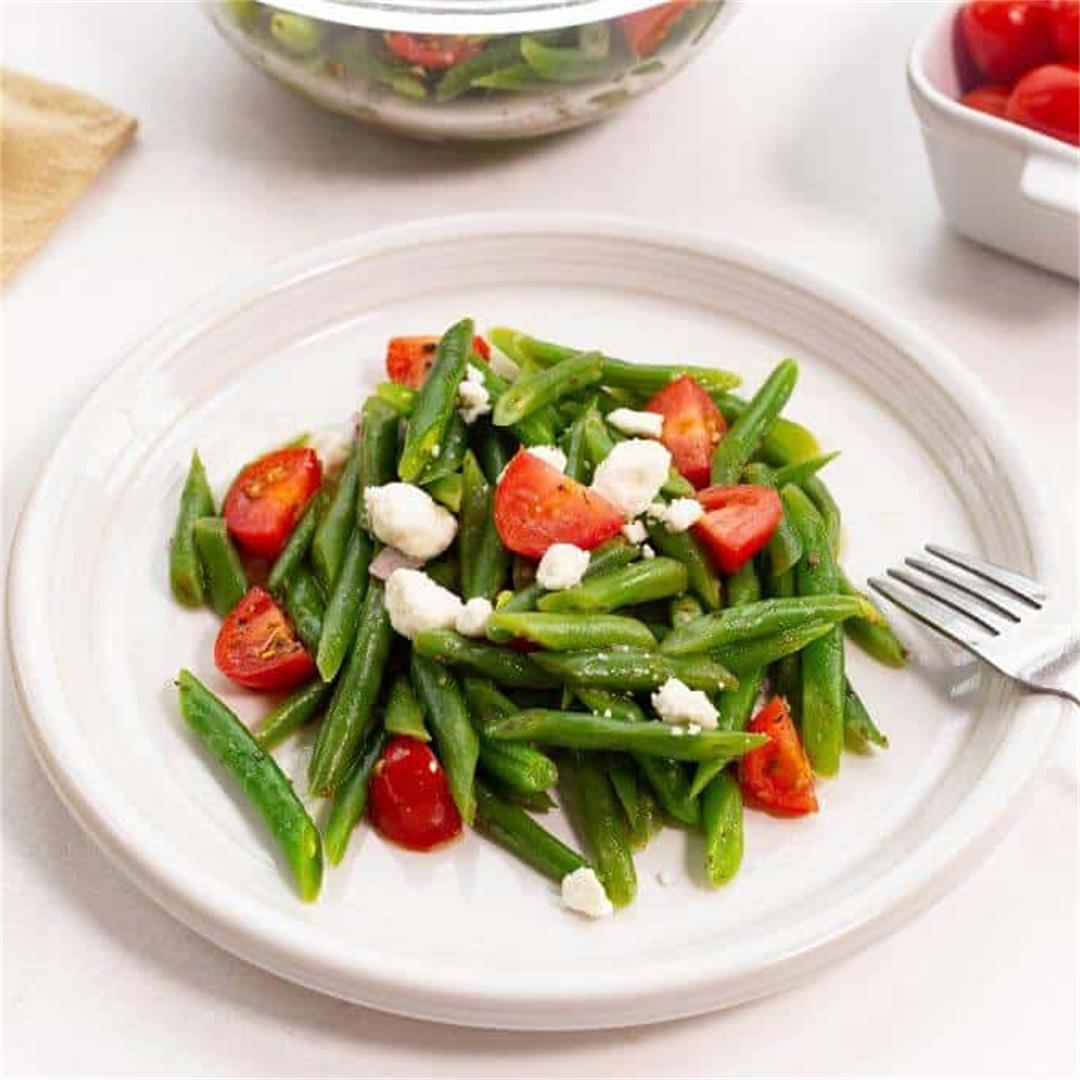 Green Bean Tomato Salad with Feta