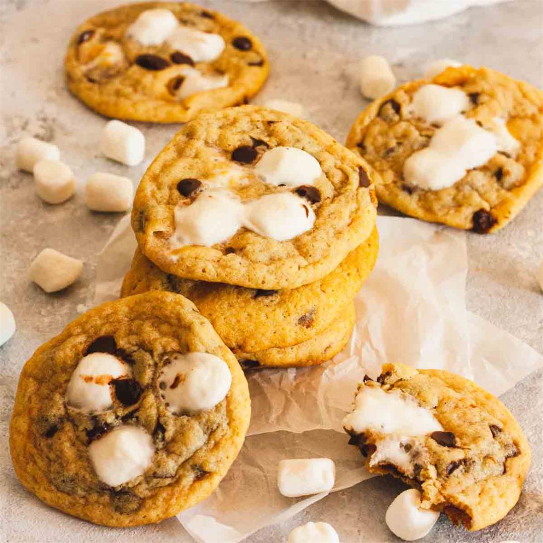 Chocolate Chip Marshmallow Cookies