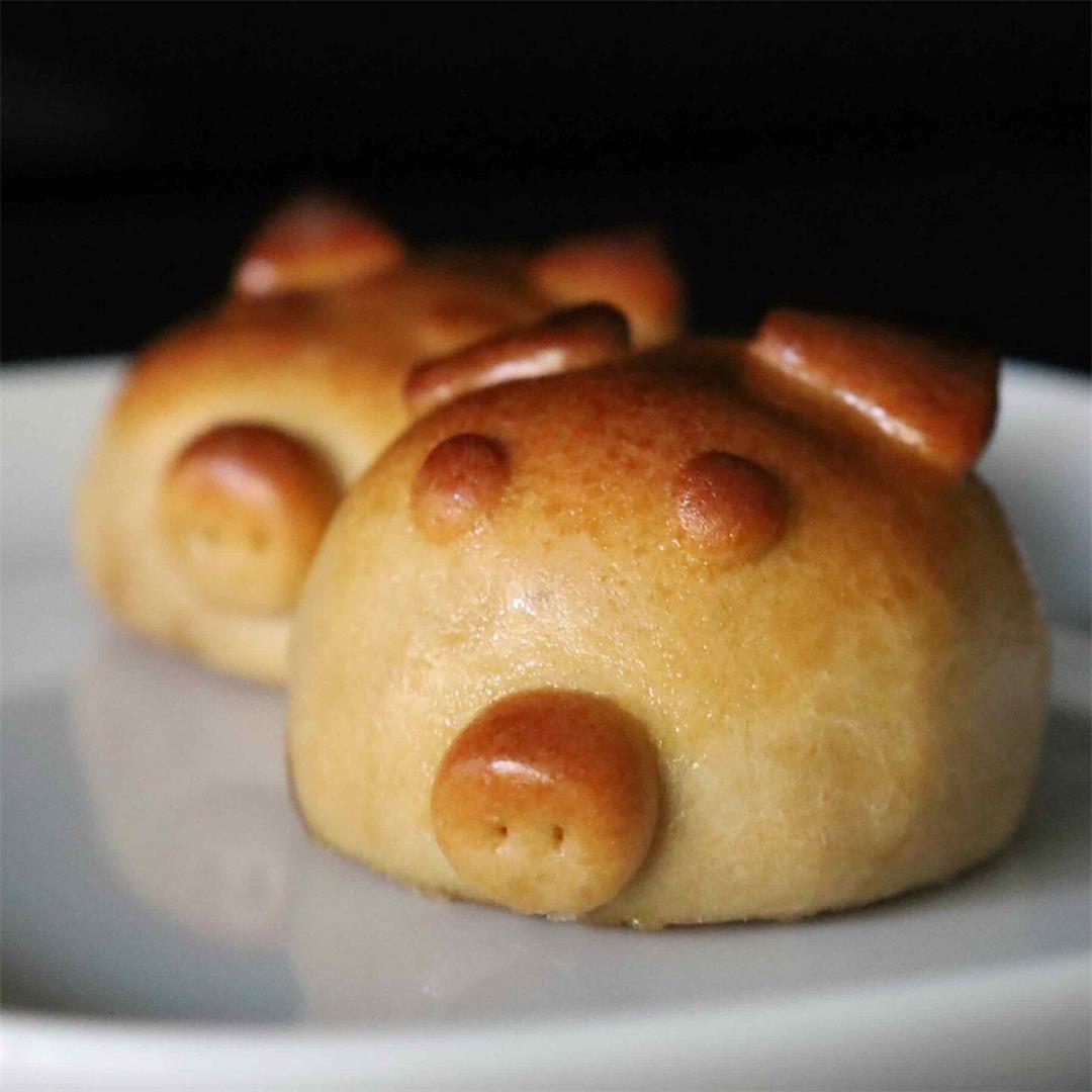 Piggy Mooncake recipe Without Mold