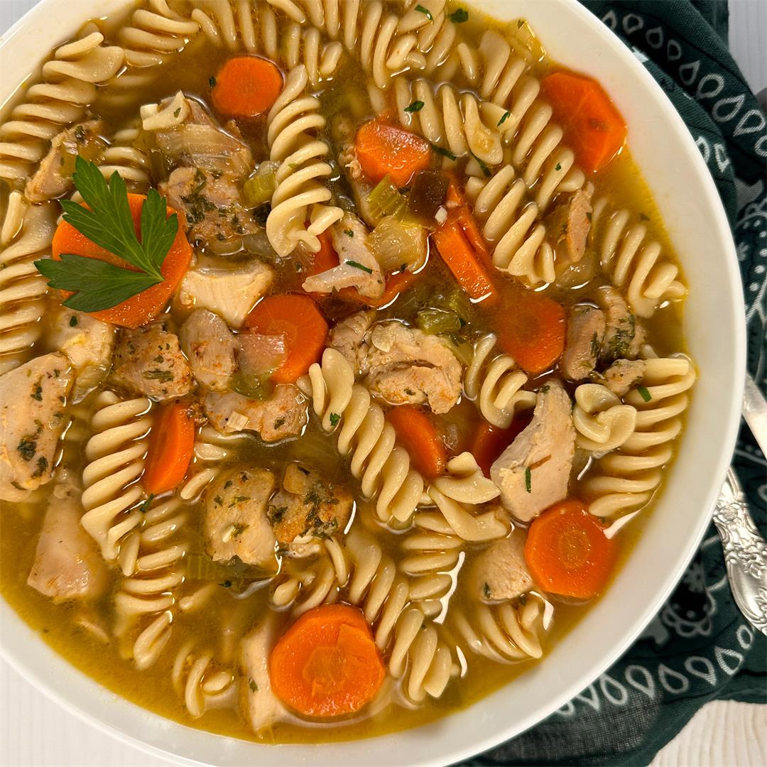 Cajun Chicken Noodle Soup