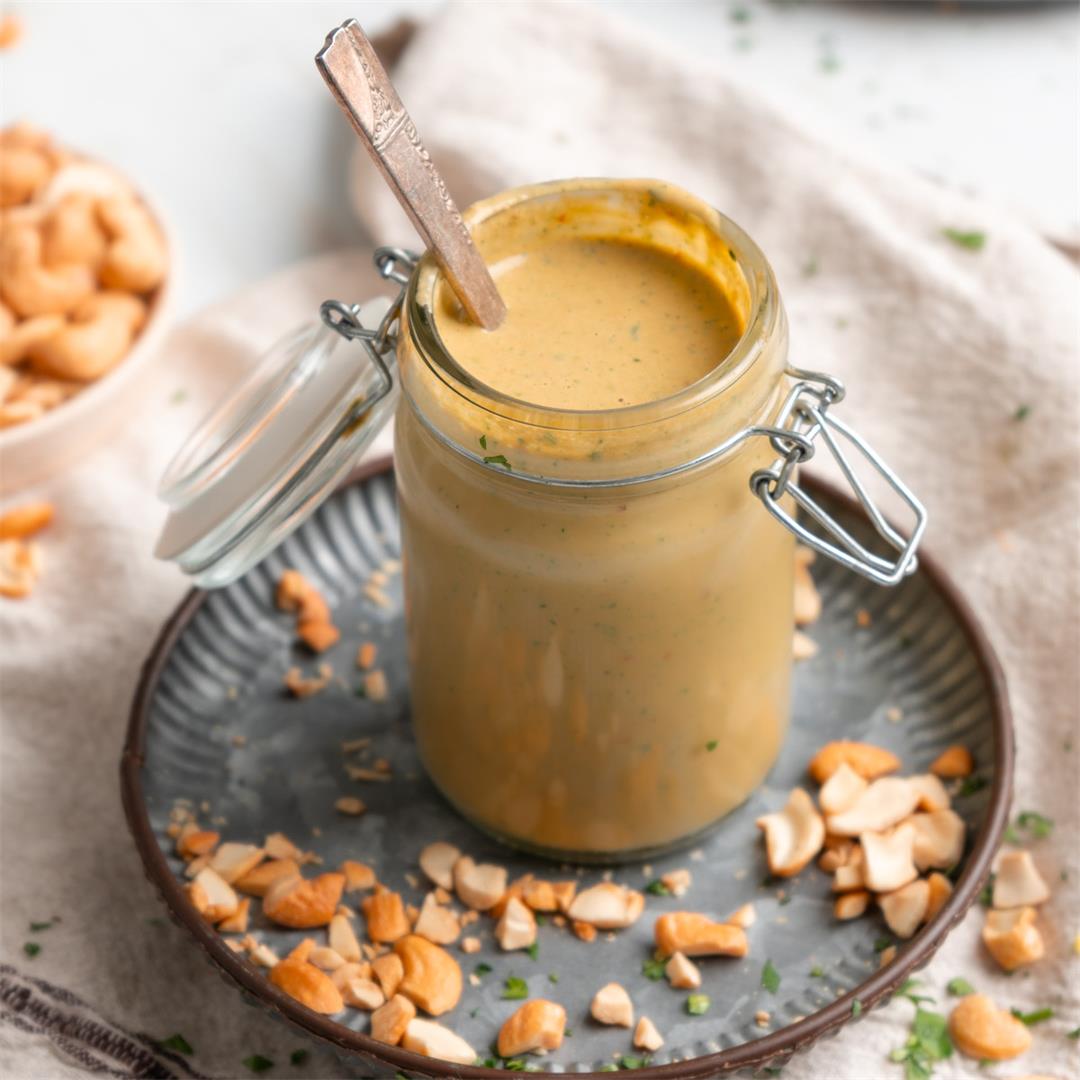 Spicy Cashew Dressing with Cashew Butter Dressing