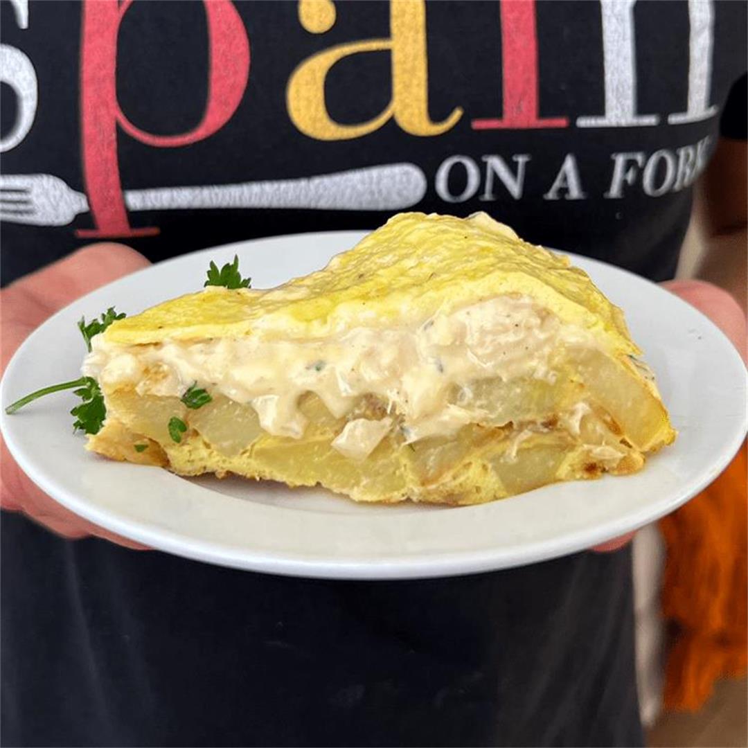 The FAMOUS Potato & Tuna Omelette from Spain