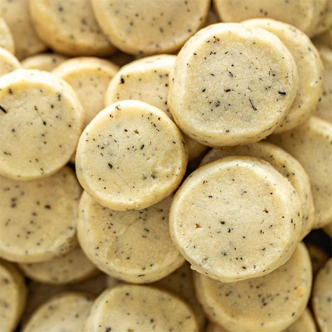 Earl Grey Shortbread Cookies – Milk and Pop