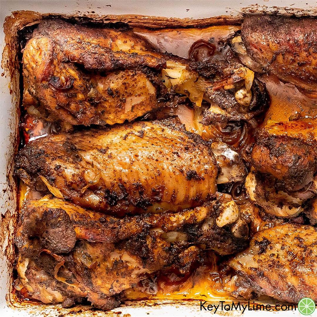 BEST Baked Turkey Wings {Tender, Juicy, Seasoned