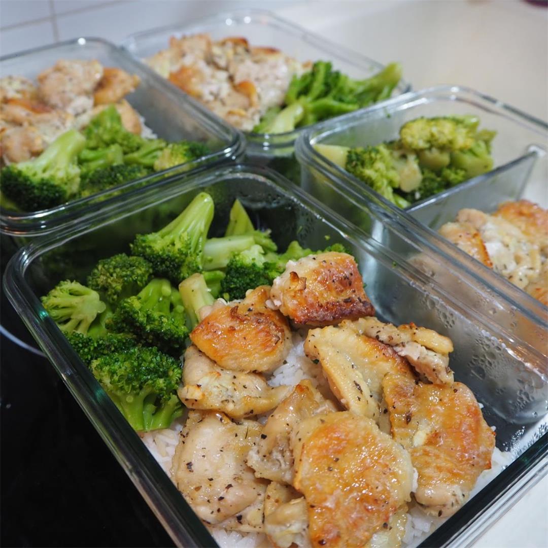 Meal Prep Friendly Tangy Garlicky Chicken