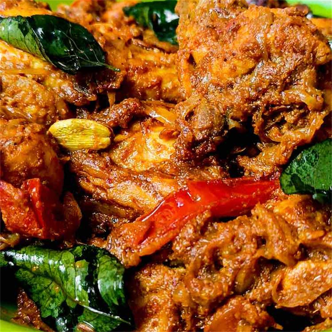 Chicken peratal recipe: Malaysian dry chicken curry resepi - ho