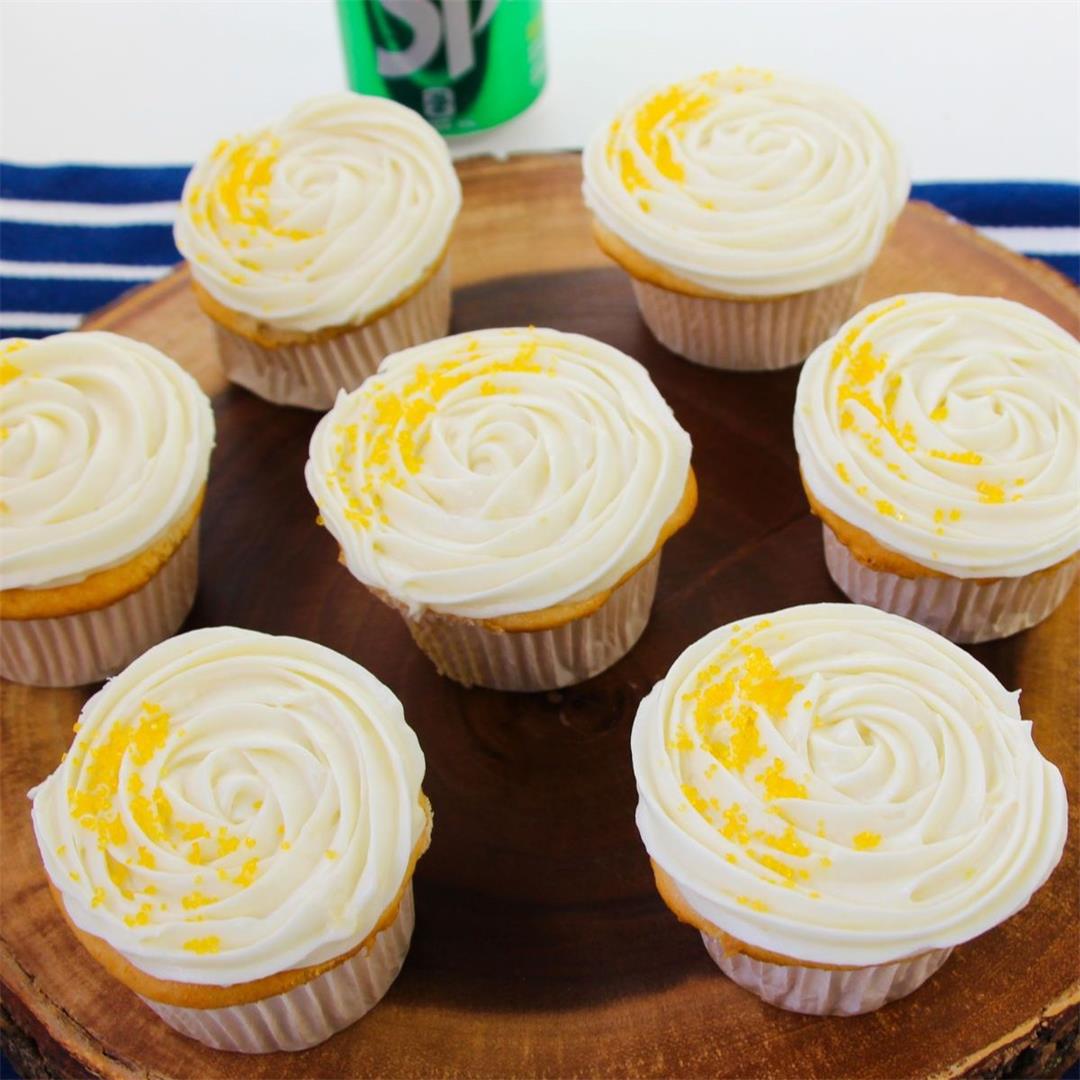 Easy Lemon Cupcakes with Cake Mix