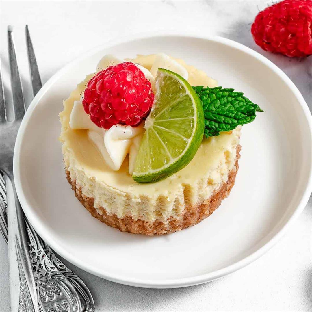 Gluten-Free Mini Key Lime Cheesecakes — Cooking in The Keys