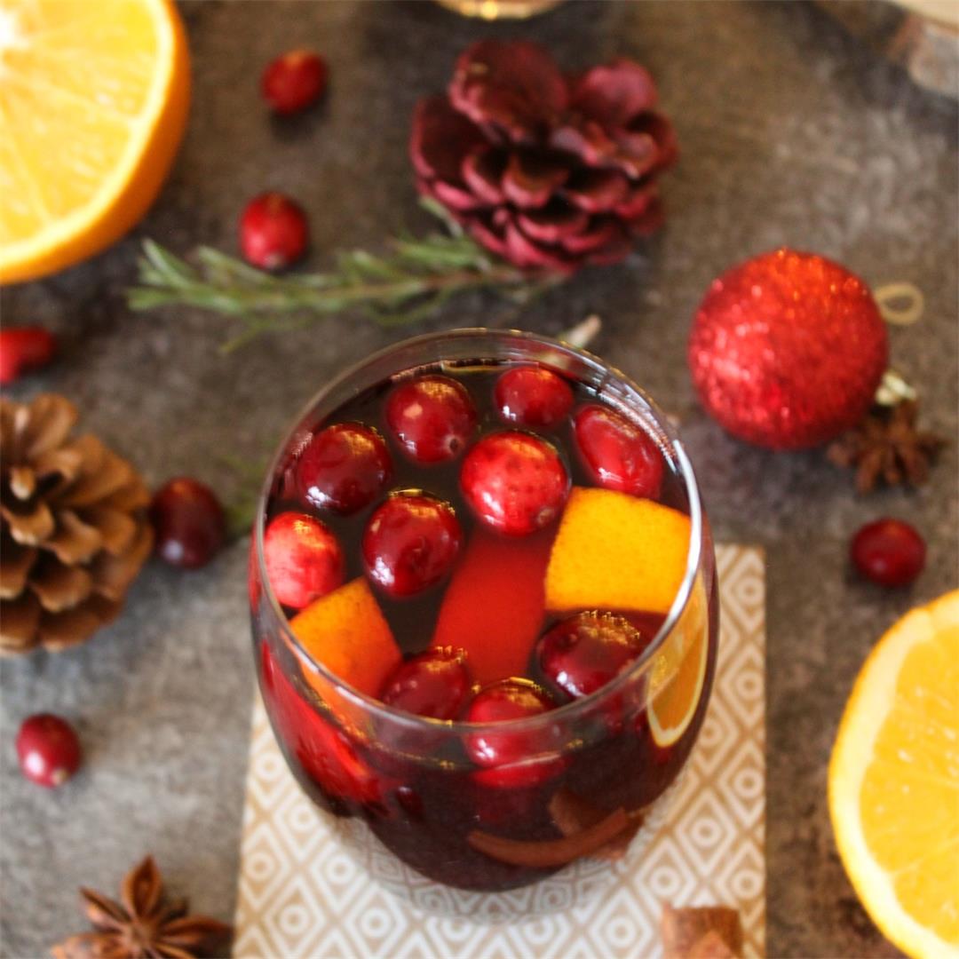 Cranberry and Orange Holiday Punch