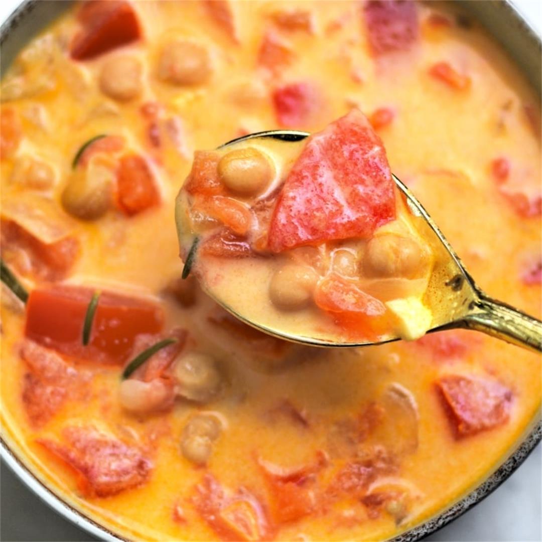 Tomato Chickpea Soup