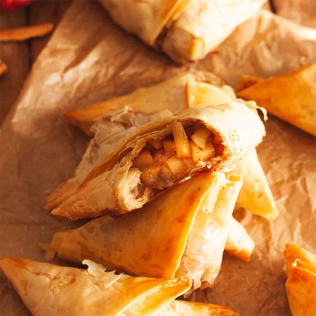 Apple Turnovers with Phyllo Dough