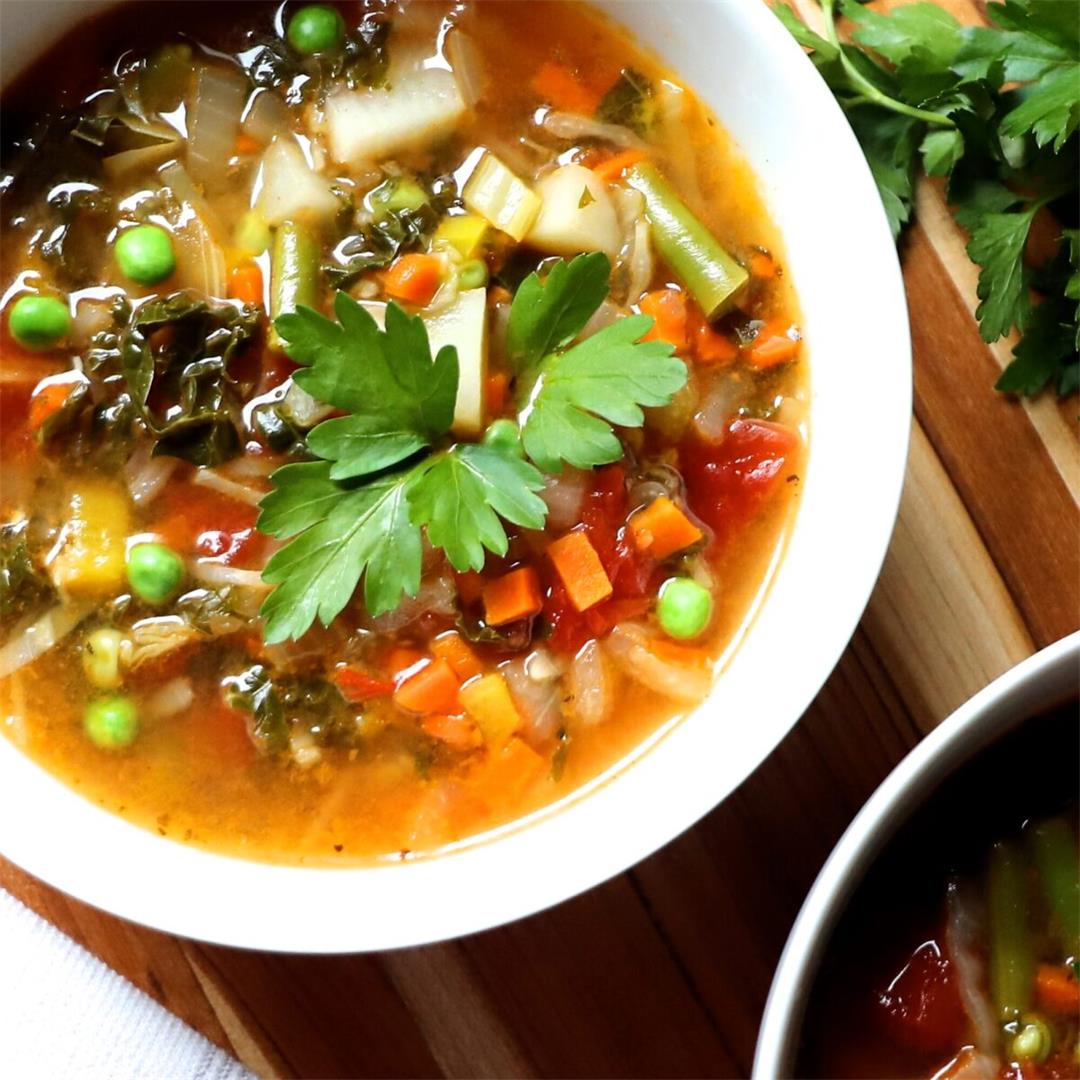 Healthy 10 Vegetable Soup Recipe
