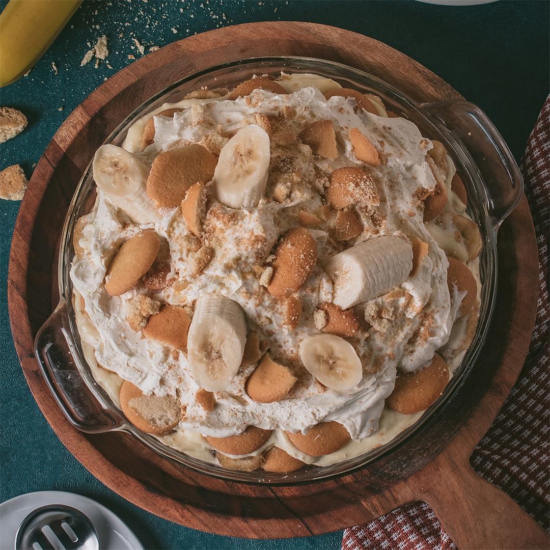 Best Banana Pudding Pie Recipe with Homemade Vanilla Pudding