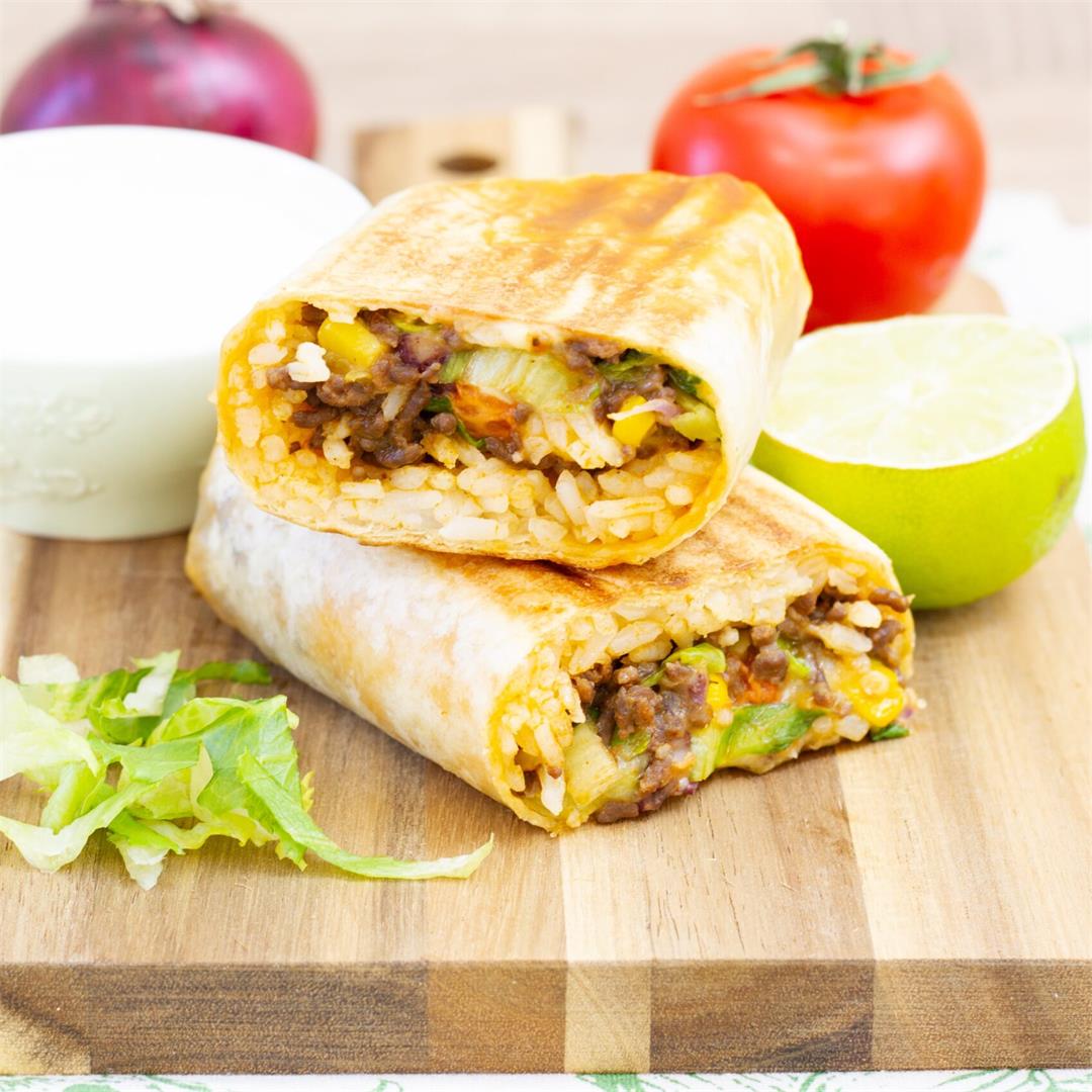 Burrito recipe ⋆ MeCooks Blog