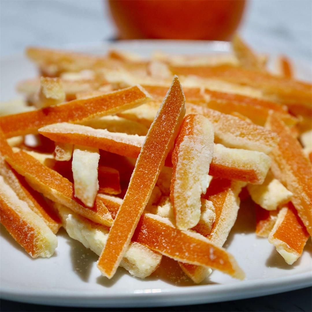 How To Make Candied Orange Peel Easily