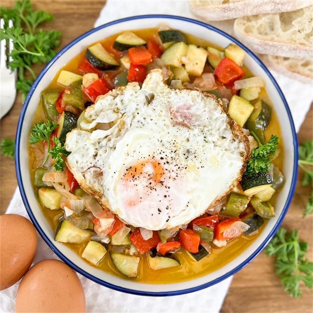 Catalan Ratatouille with Eggs | IRRESISTIBLY Delicious Recipe
