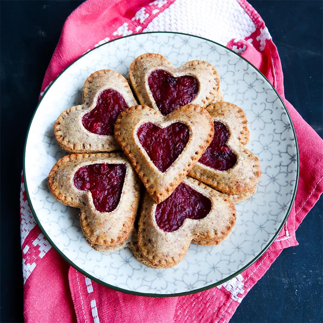 Cranberry Heart Hand Pies