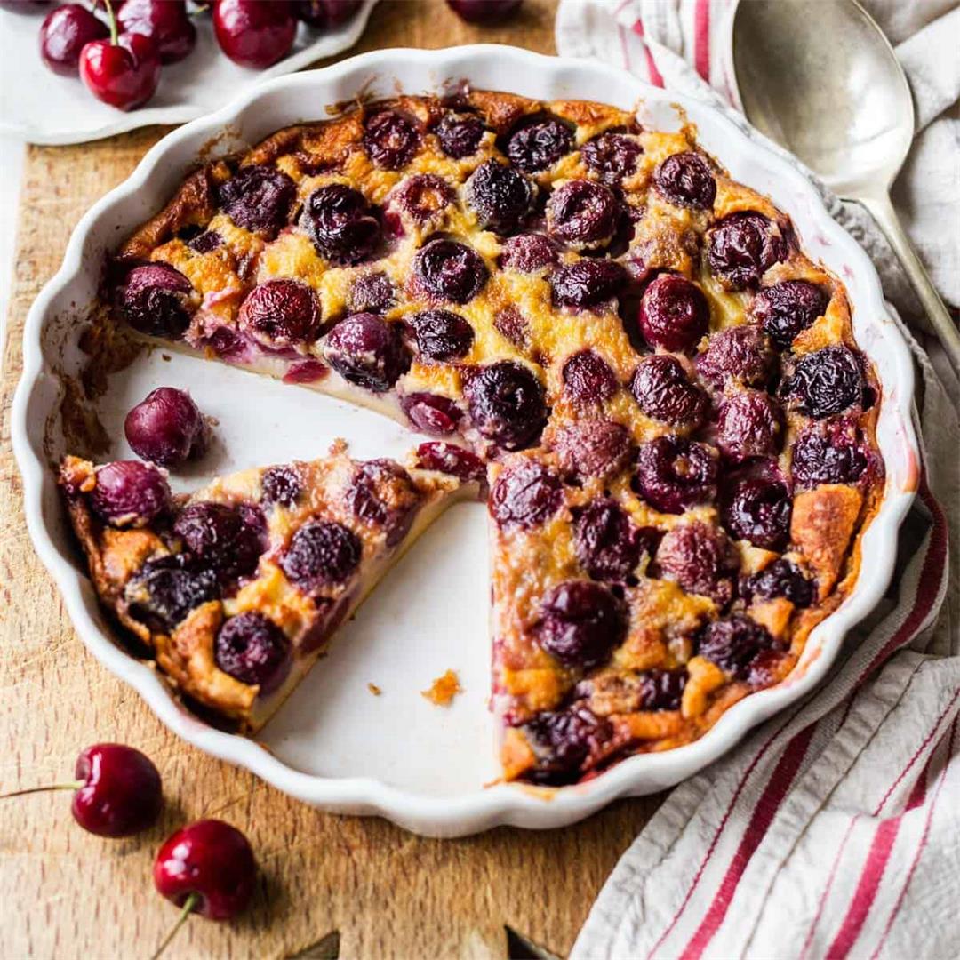 Classic French Cherry Clafoutis