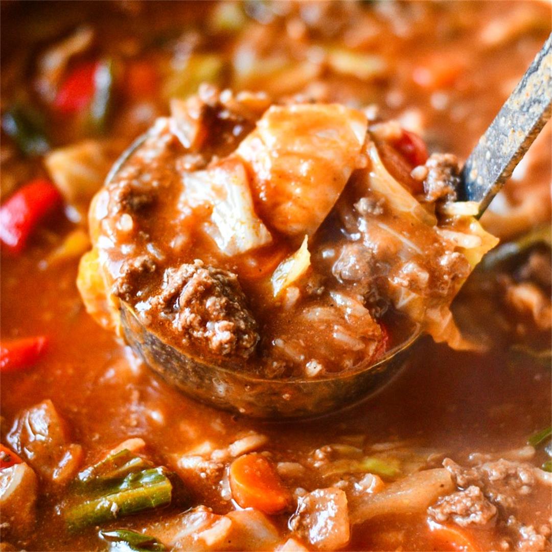 The Greatest Stuffed Cabbage Soup