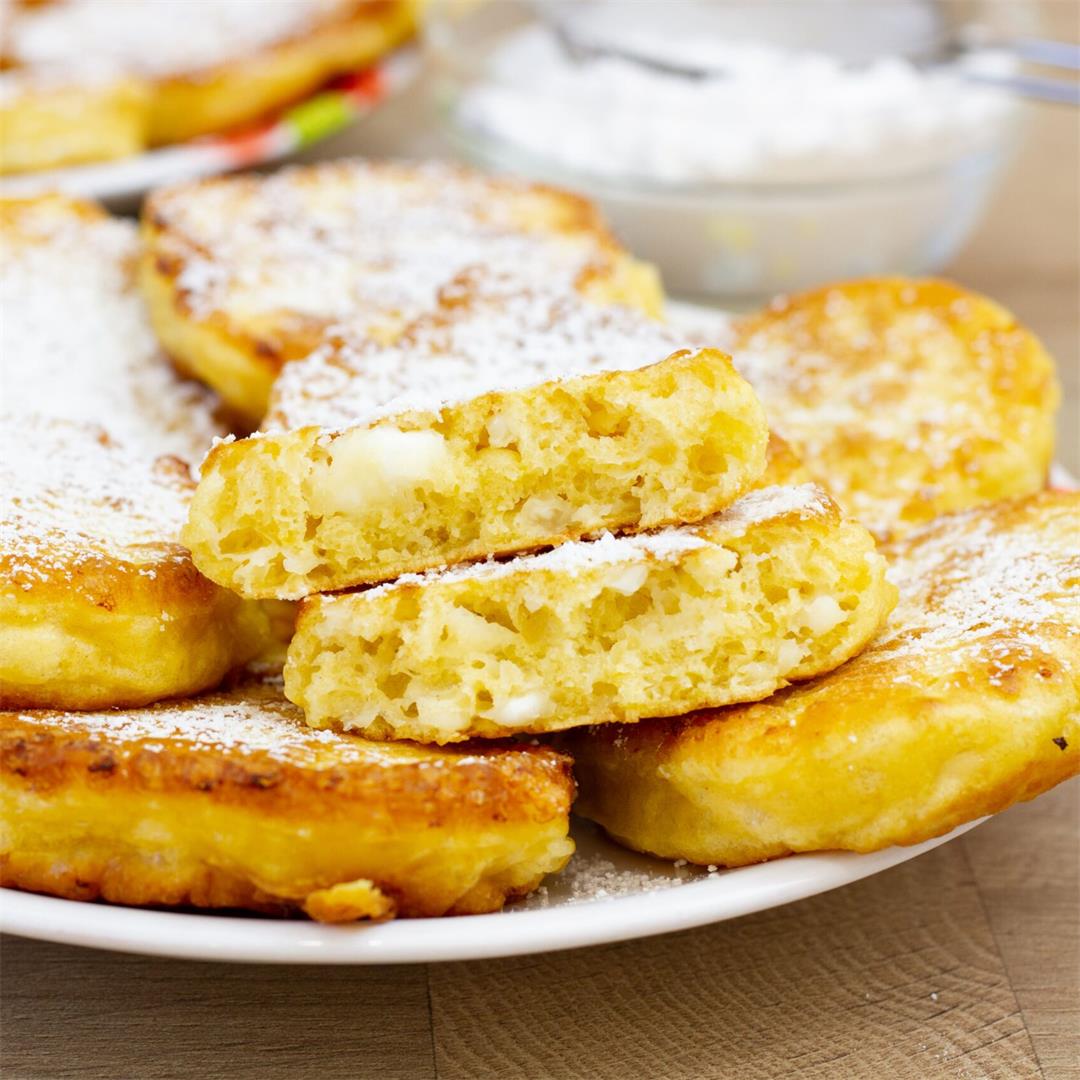 Fluffy pancakes with cottage cheese ⋆ MeCooks Blog