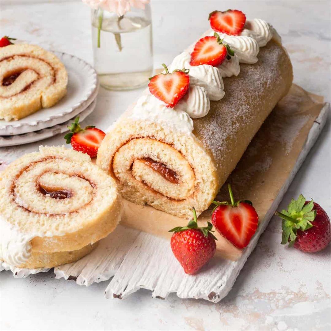 How To Make A Swiss Roll Cake