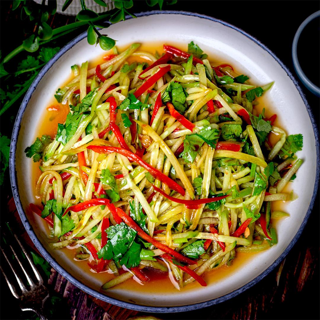 Cucumber and Bell Pepper Salad