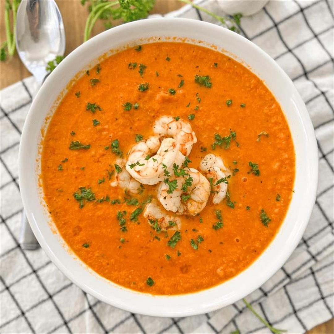 CREAMY Spanish Seafood Soup | Packed with GOODNESS
