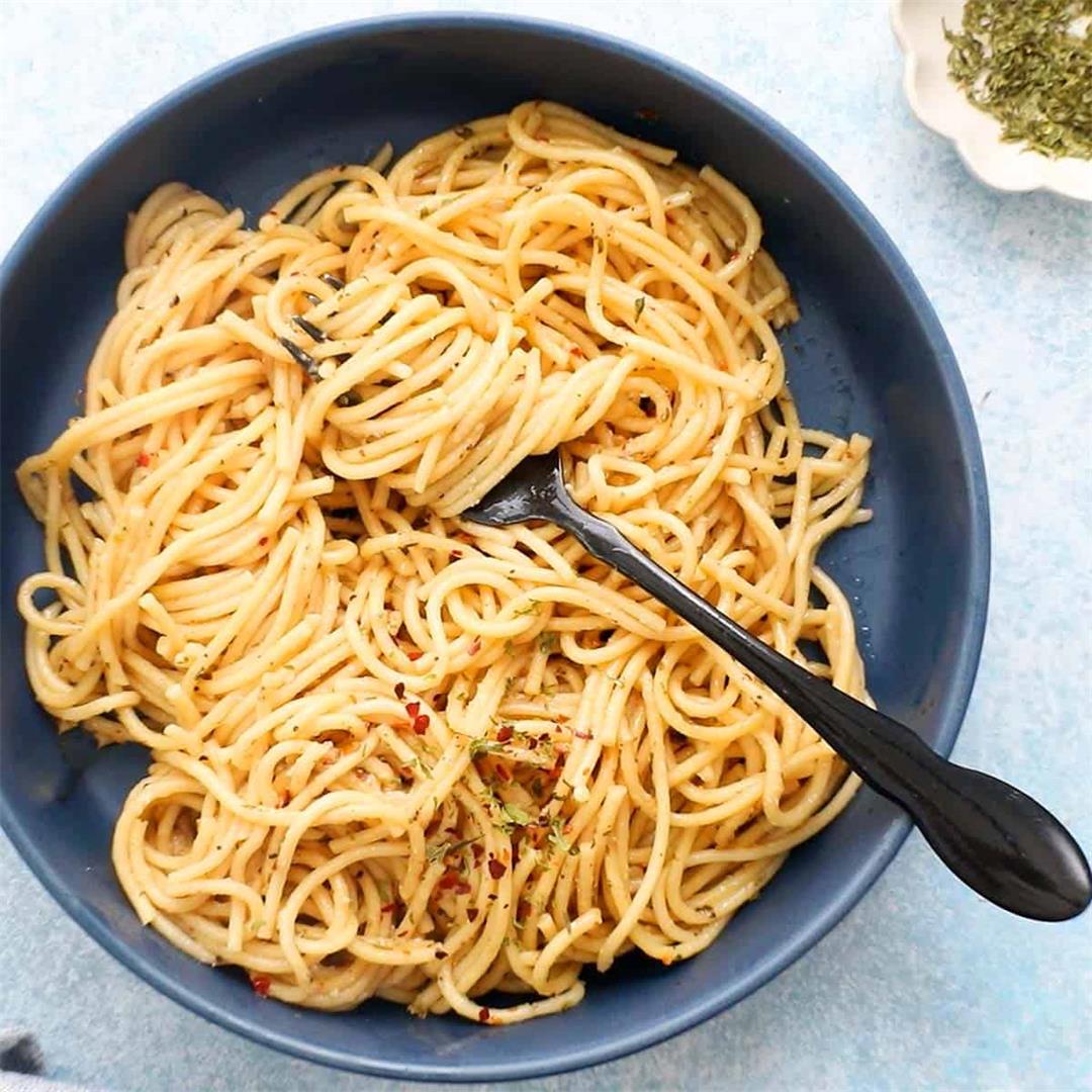 Instant Pot Spaghetti Aglio e Olio