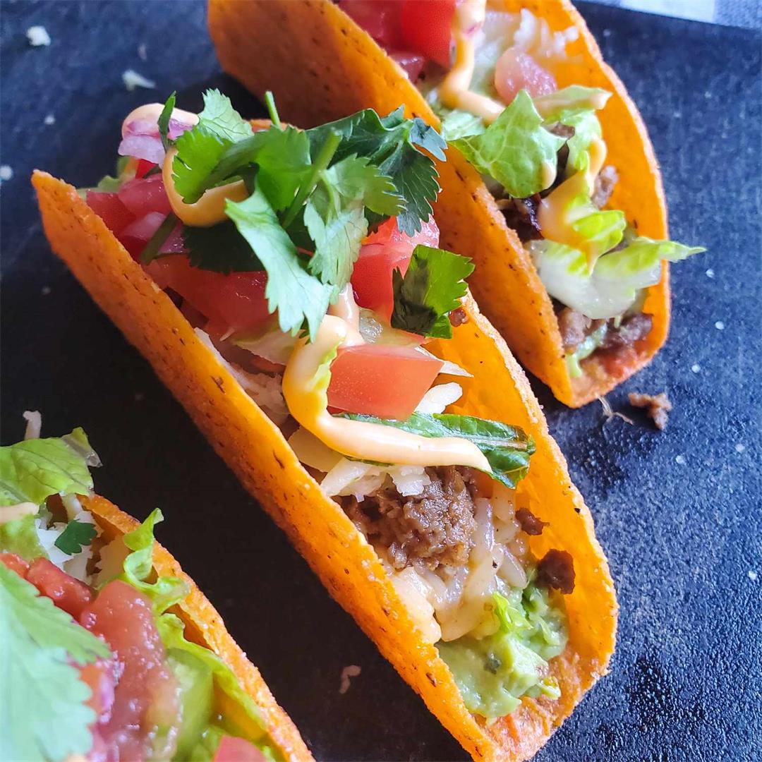 Chipotle Beef & Rice Cheese Blasted Tacos