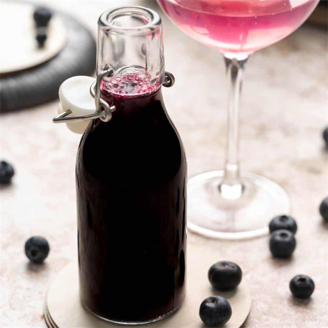 Blueberry Simple Syrup Recipe