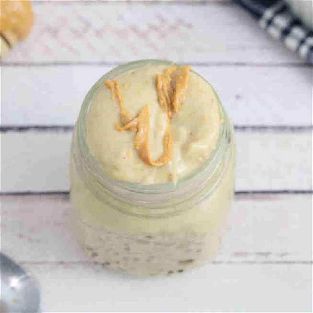Peanut Butter Banana Protein Pudding