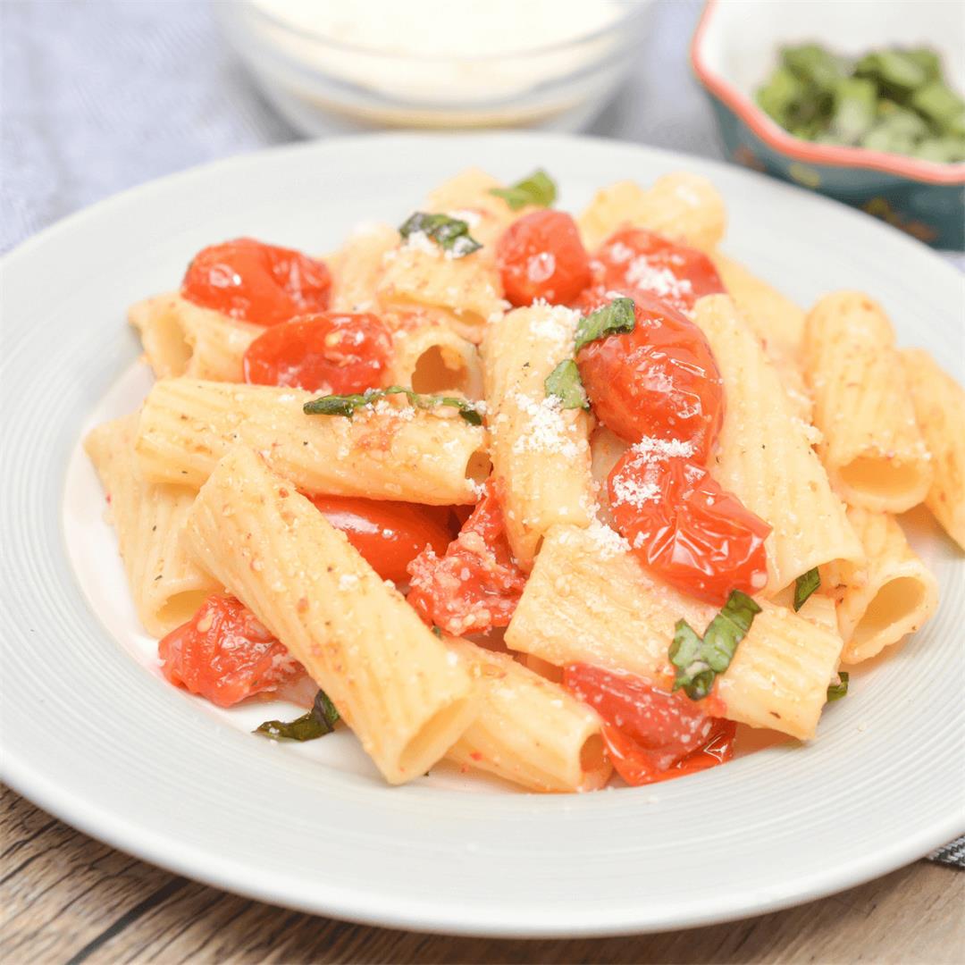 Slow Roasted Tomato Basil Pasta