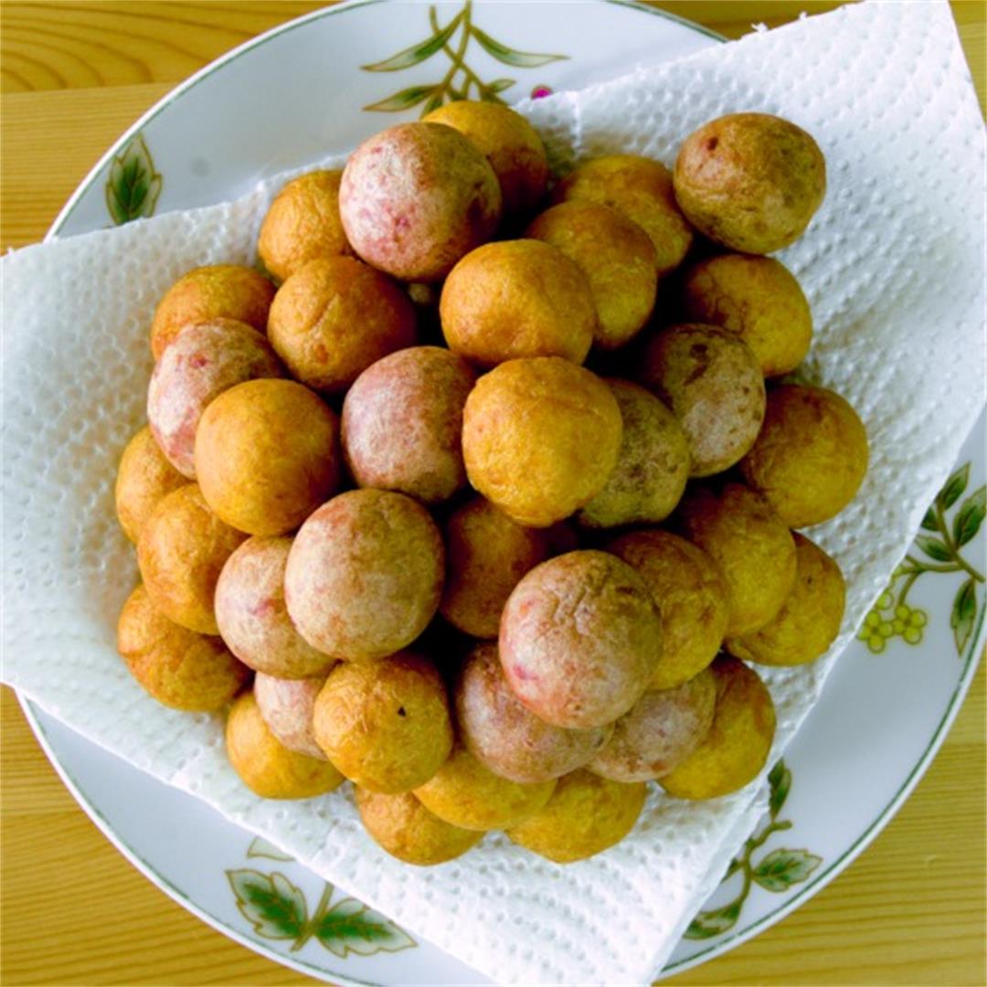 Sweet potato balls recipe- an easy-to-make Chinese dessert