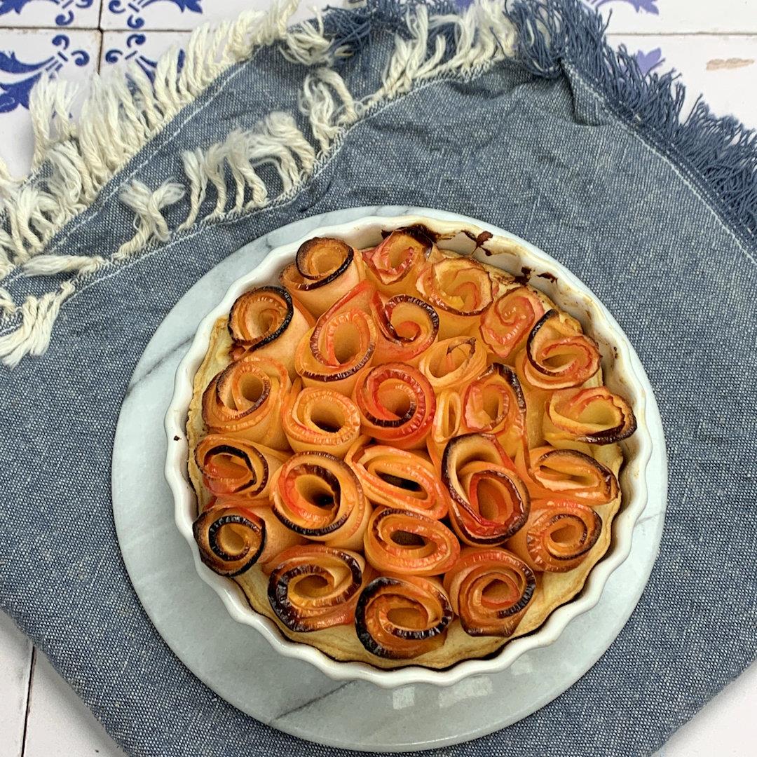 Apple Rose Tart for Two – A Gourmet Food Blog
