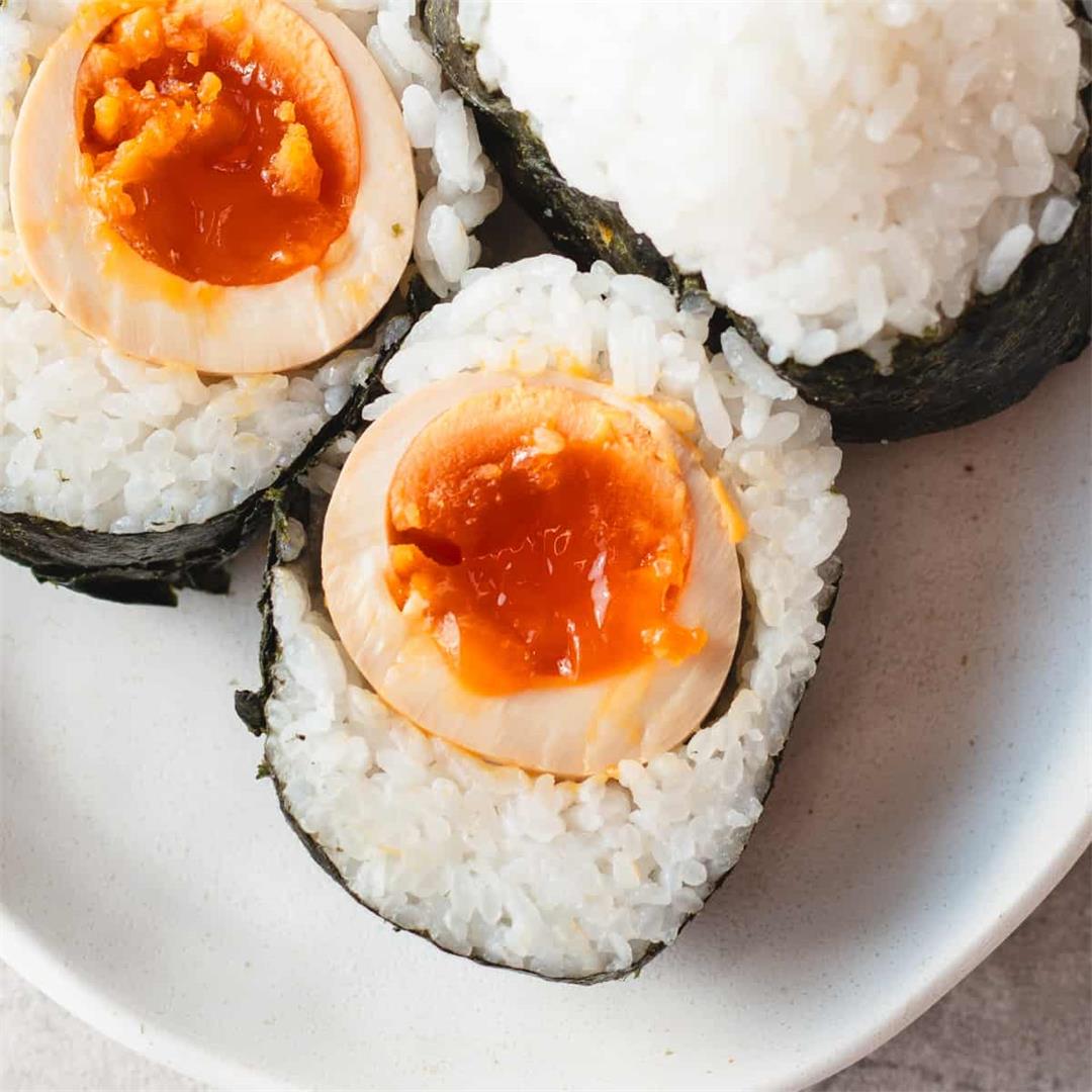 Egg Onigiri Recipe (Japanese Rice Balls)