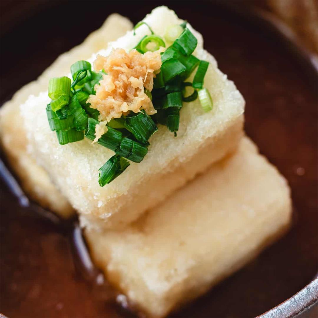 Agedashi Tofu Recipe (Fried Tofu in Dashi Soup)