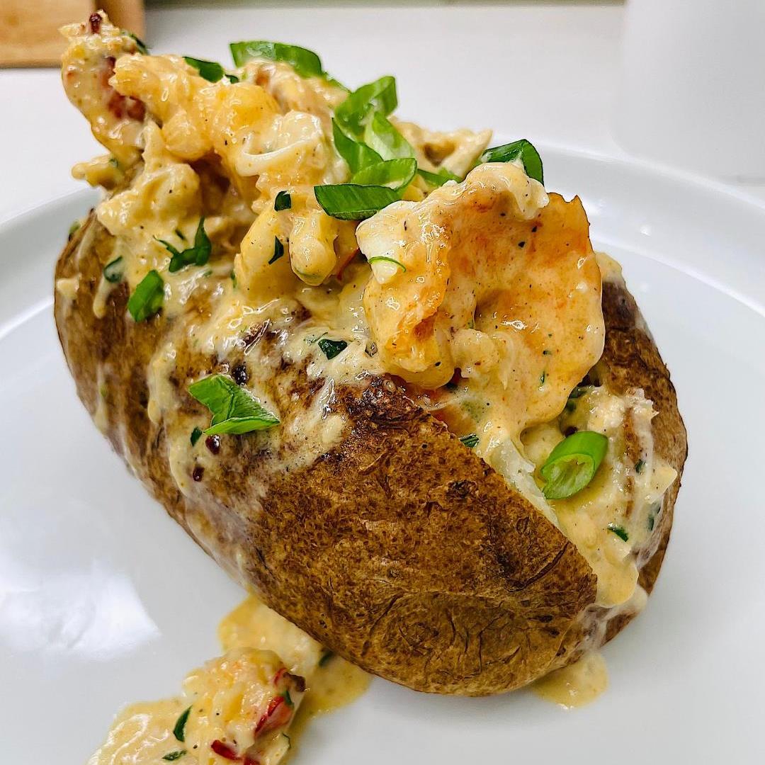 Seafood Baked Potato -
