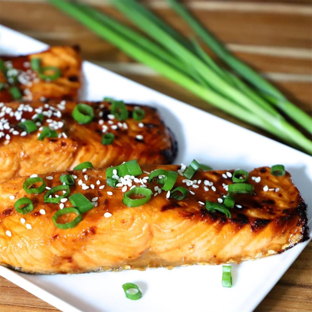Air Fryer Teriyaki Salmon Recipe
