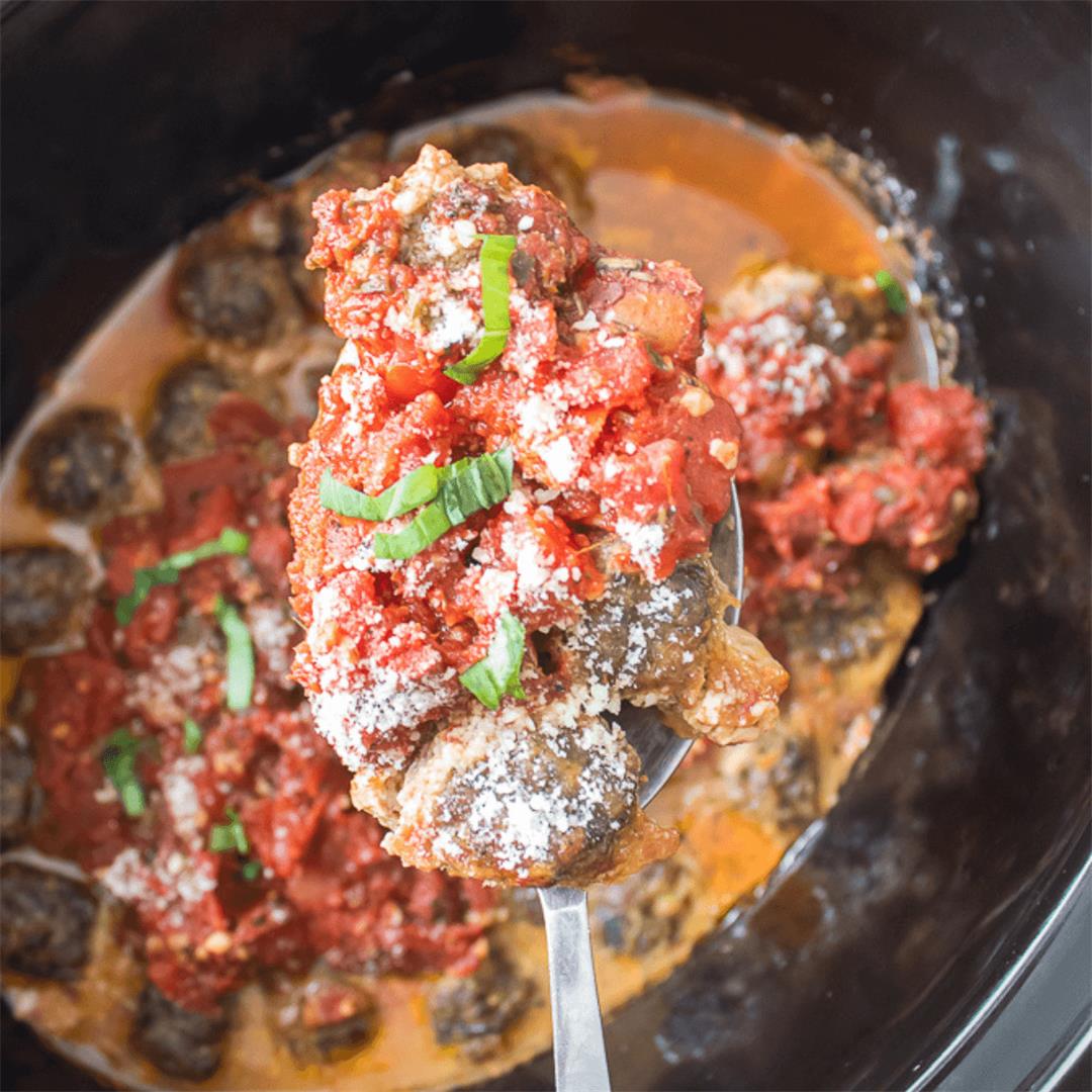 Crock Pot Italian Meatballs and Sauce