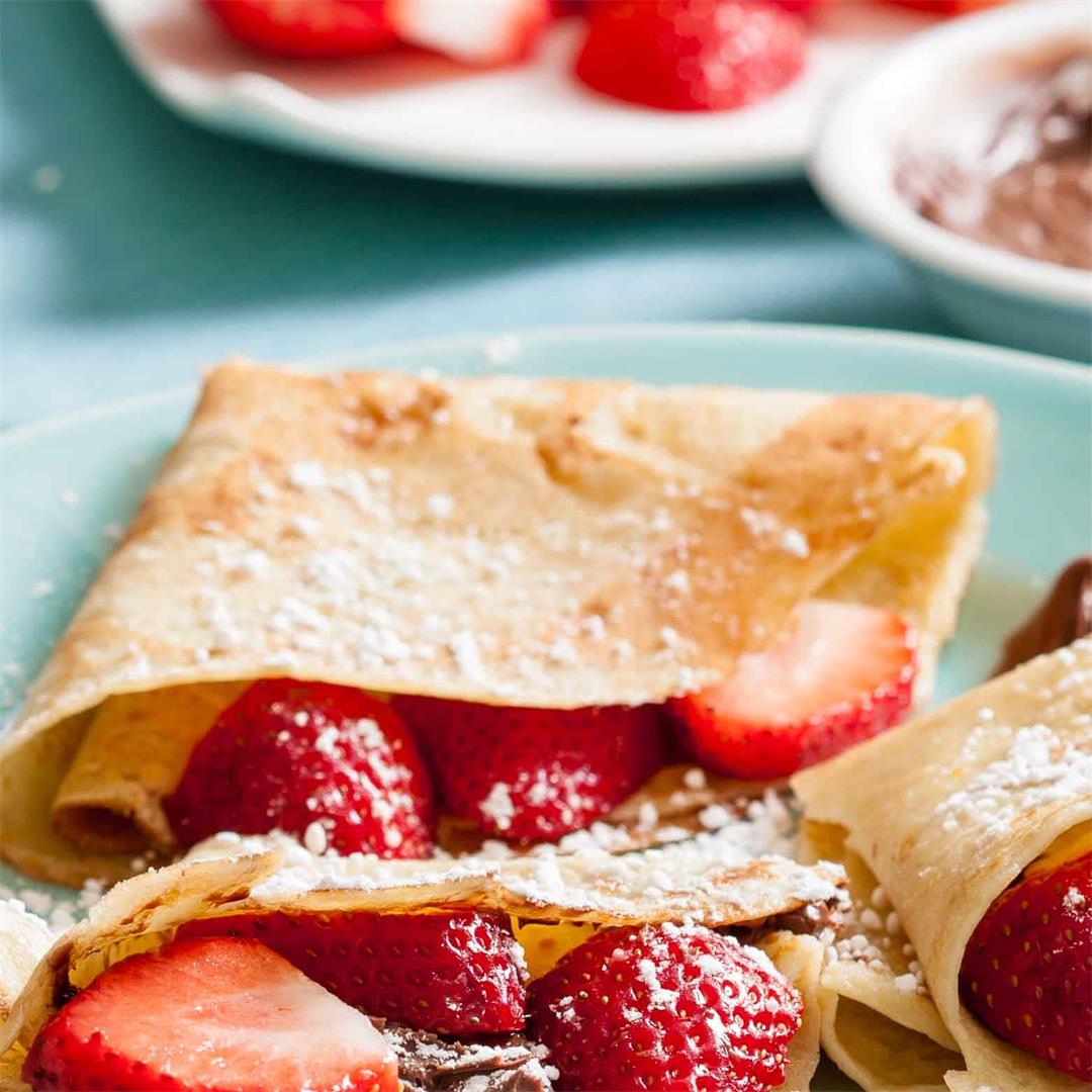 Easy Crepes Recipe (Sweet Crepes)