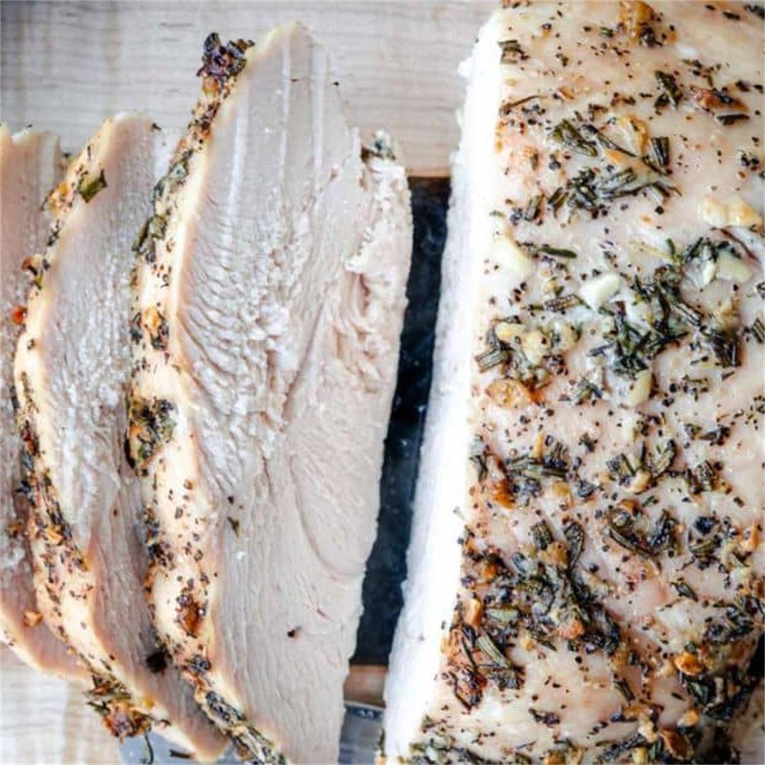 The Best Oven-Roasted Garlic Herb Turkey Breast