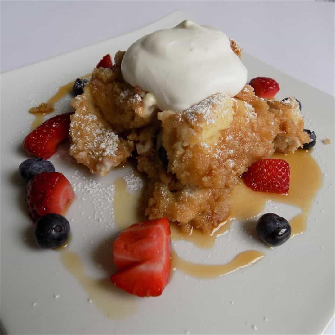 Berries and Cream French Toast Casserole -
