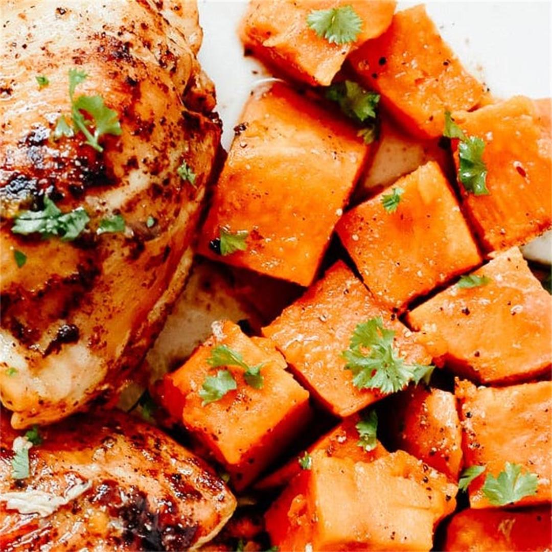 Slow Cooker Chicken and Sweet Potato
