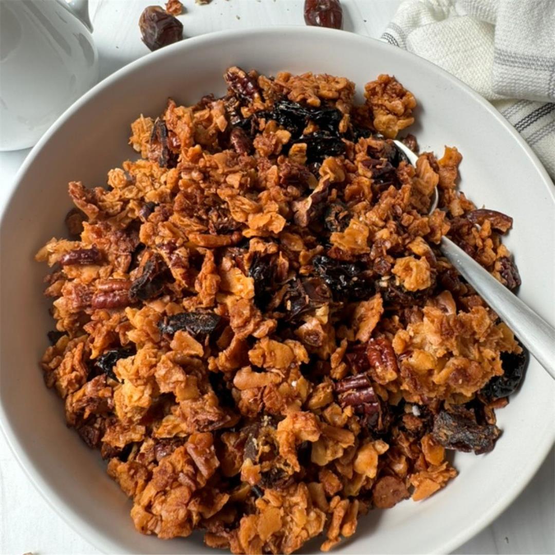 Passover Granola Recipe With Fruit and Nuts