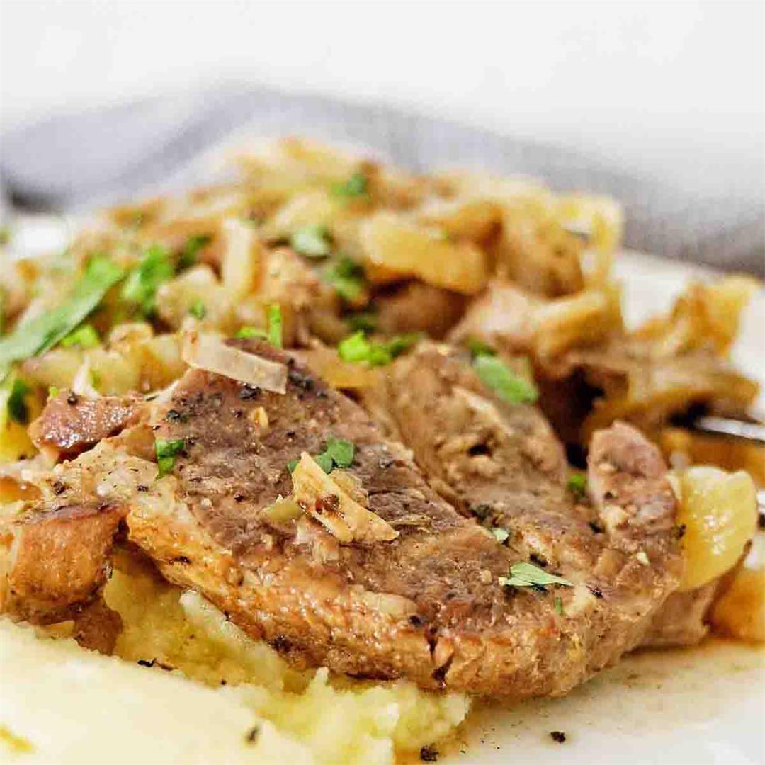 Slow Cooker Pork Chops With Apples