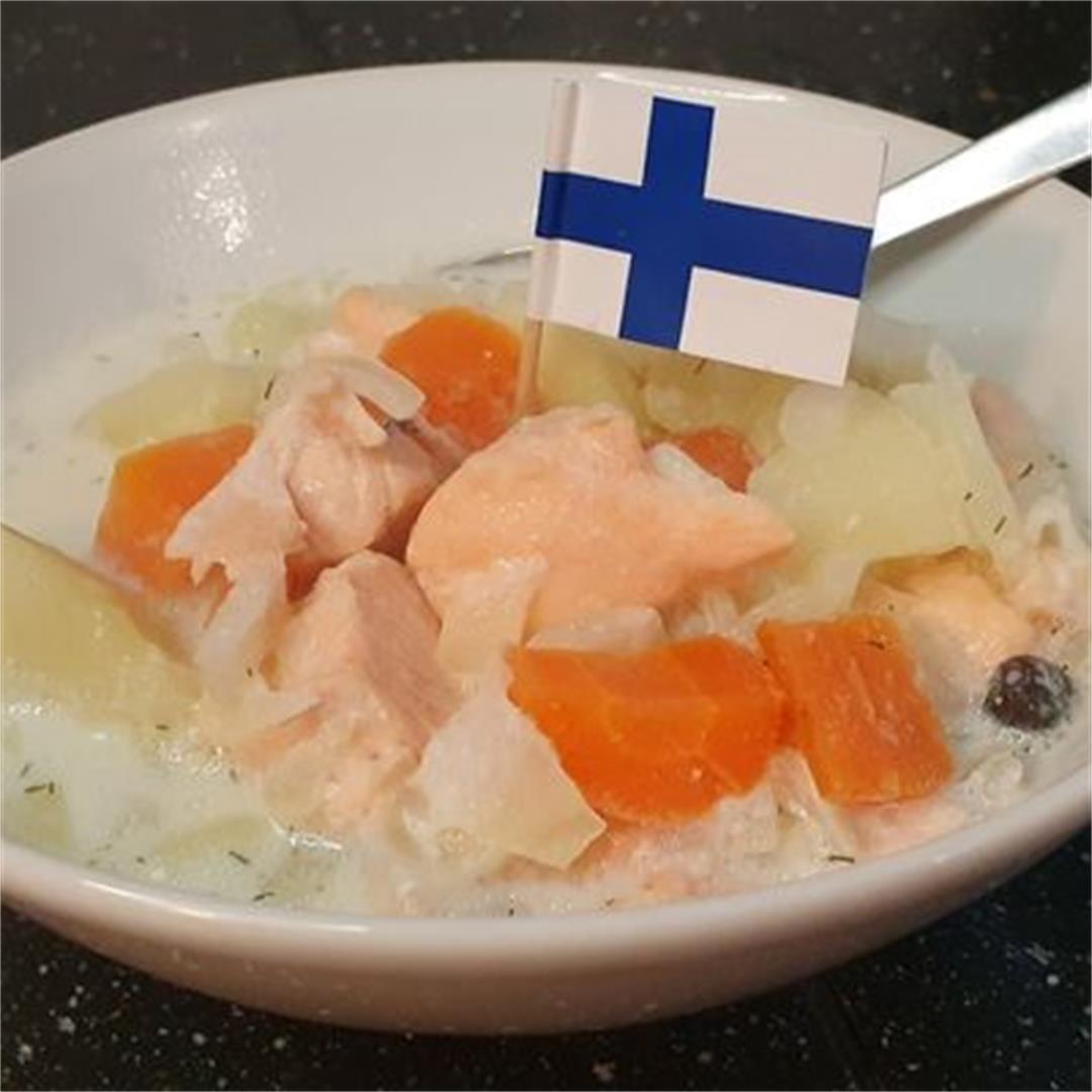 Finnish Salmon Soup (Lohikeitto)